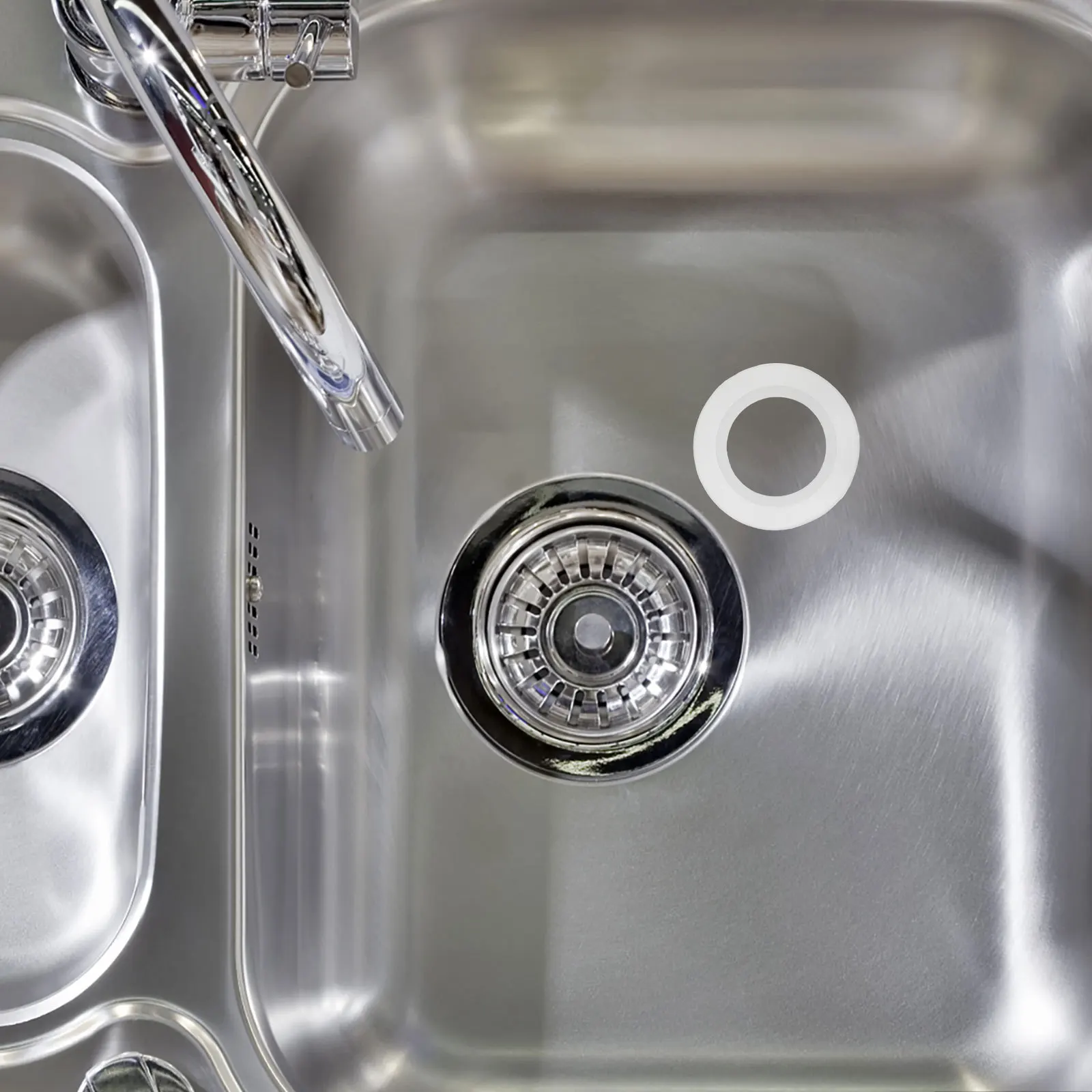 

10Pcs Silicone Bathtub Overflow Gasket Bathroom Sealing Gaskets Sink Stopper Gasket Universal Fit Durable Waterproof