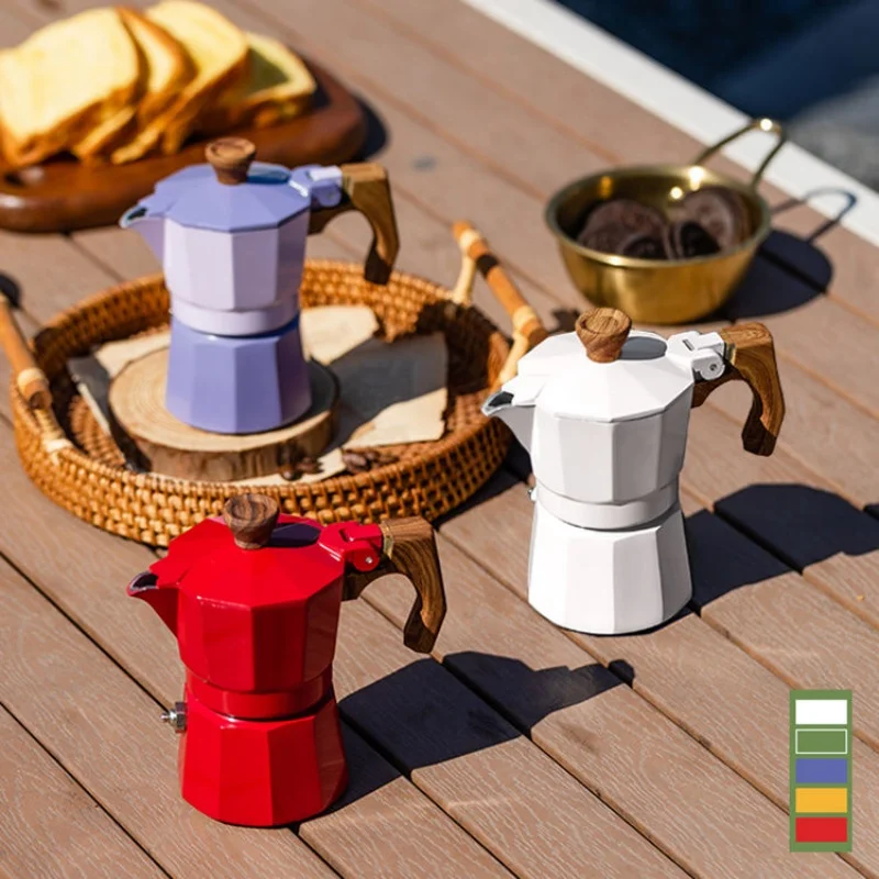 One Cup Moka Pot Hand Pour Over Coffee Maker, Espresso Pot/aluminum Coffee Pot/moka Pot