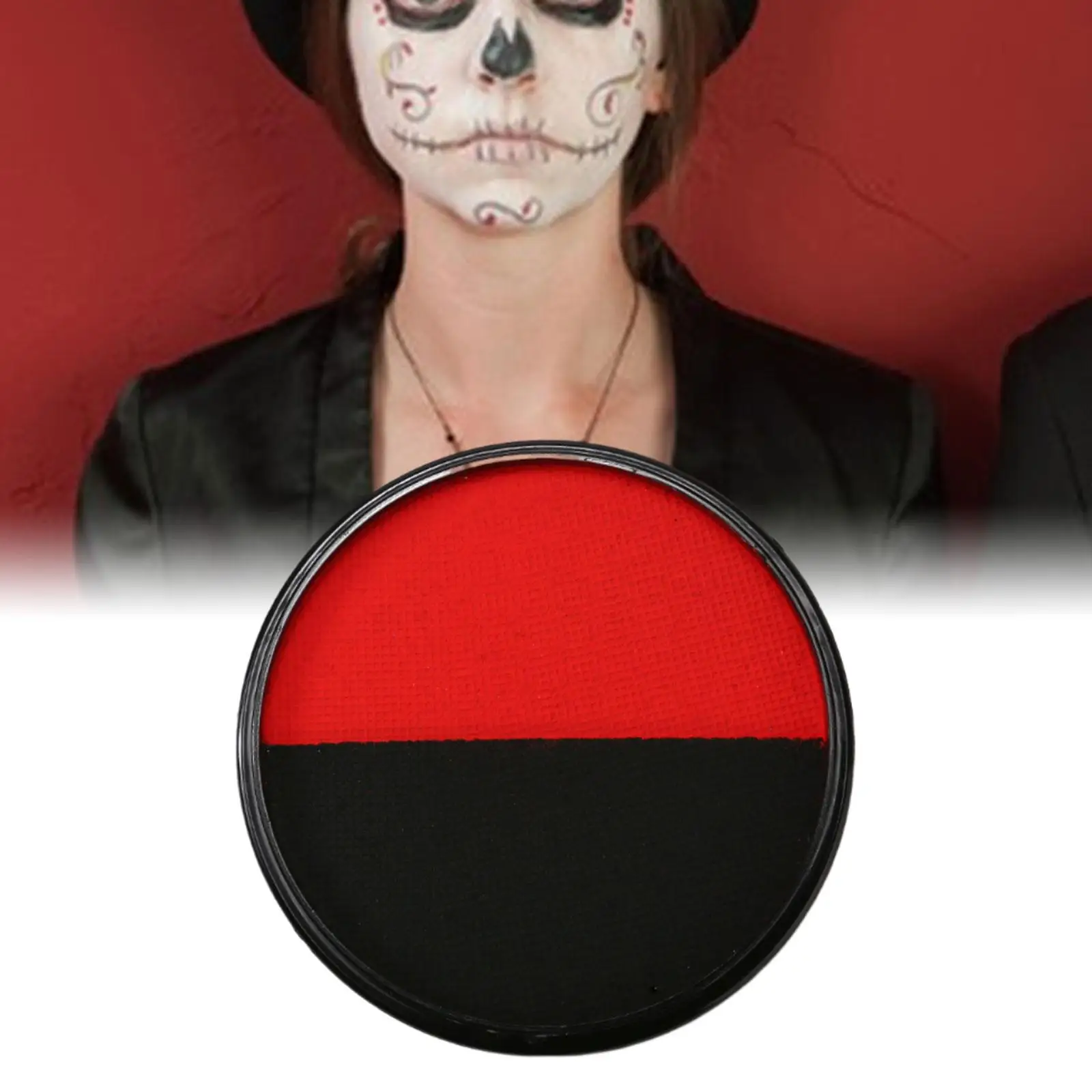 Washable Face Paint Palette Solid Pigment High Pigment Makeup for Football Games Cosplay Stage Performance