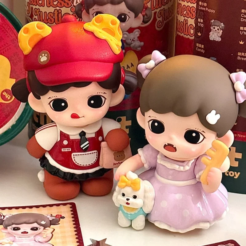 Tntspace Zurada العدالة سلسلة اليدوية صندوق أعمى العصرية سطح المكتب سيارة زخرفة لطيف فتاة هدية عيد ميلاد لعبة حقيقية تحصيل