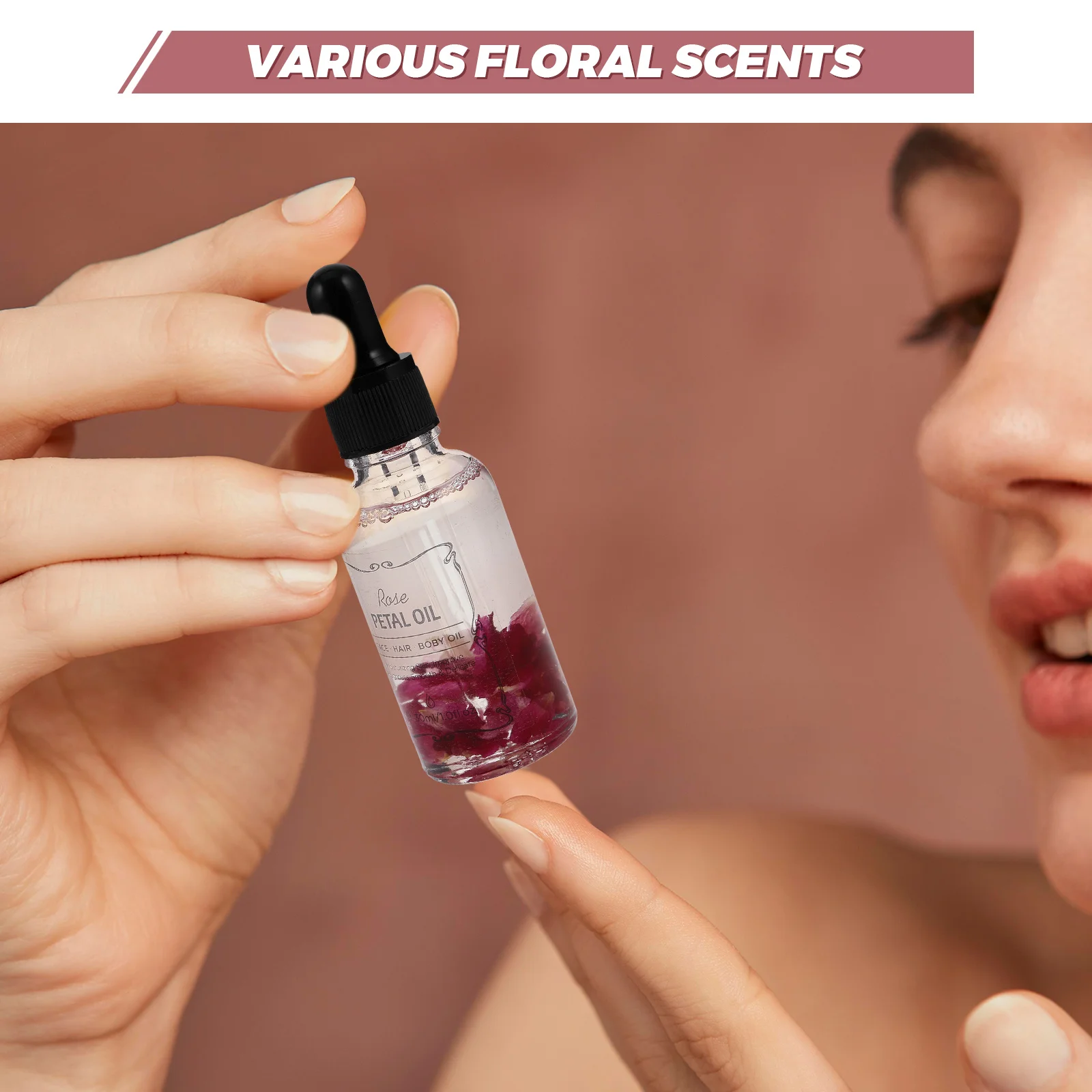 Minyak Esensial Mawar untuk Kulit Kering Wajah dan Rambut Anti Penuaan Minyak Wajah Melembabkan Kulit Mencerahkan Relaksasi Aromaterapi Tubuh