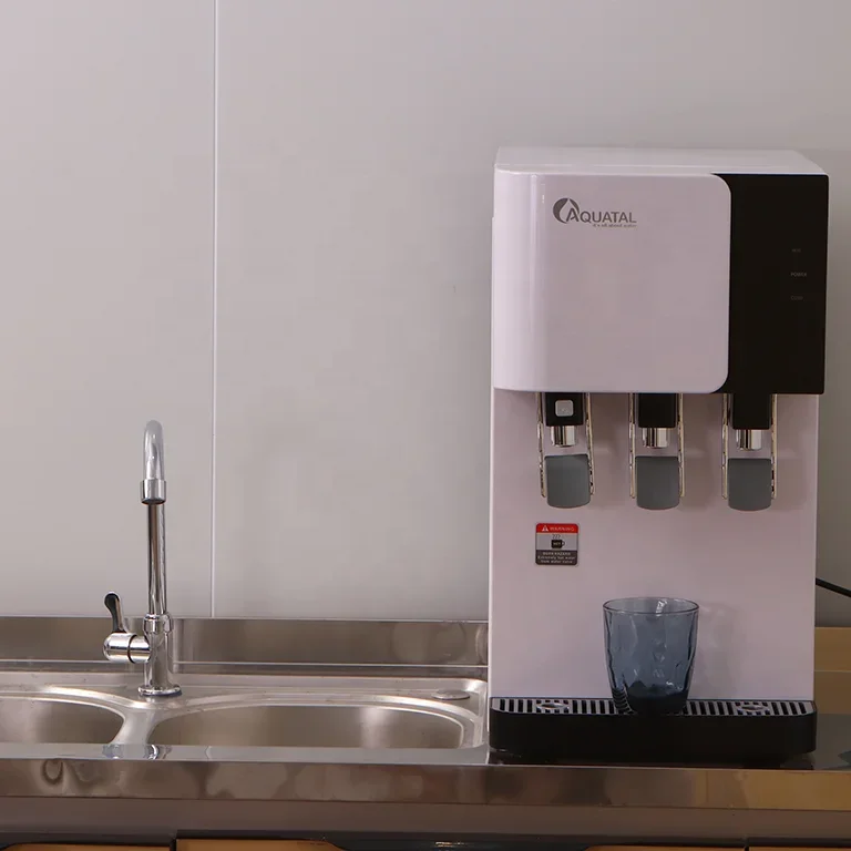 

# For New Type Electric Household Water Dispenser With 3 Taps Instant Hot & Cold Desktop Water Filter For Hotels Plastic Housin