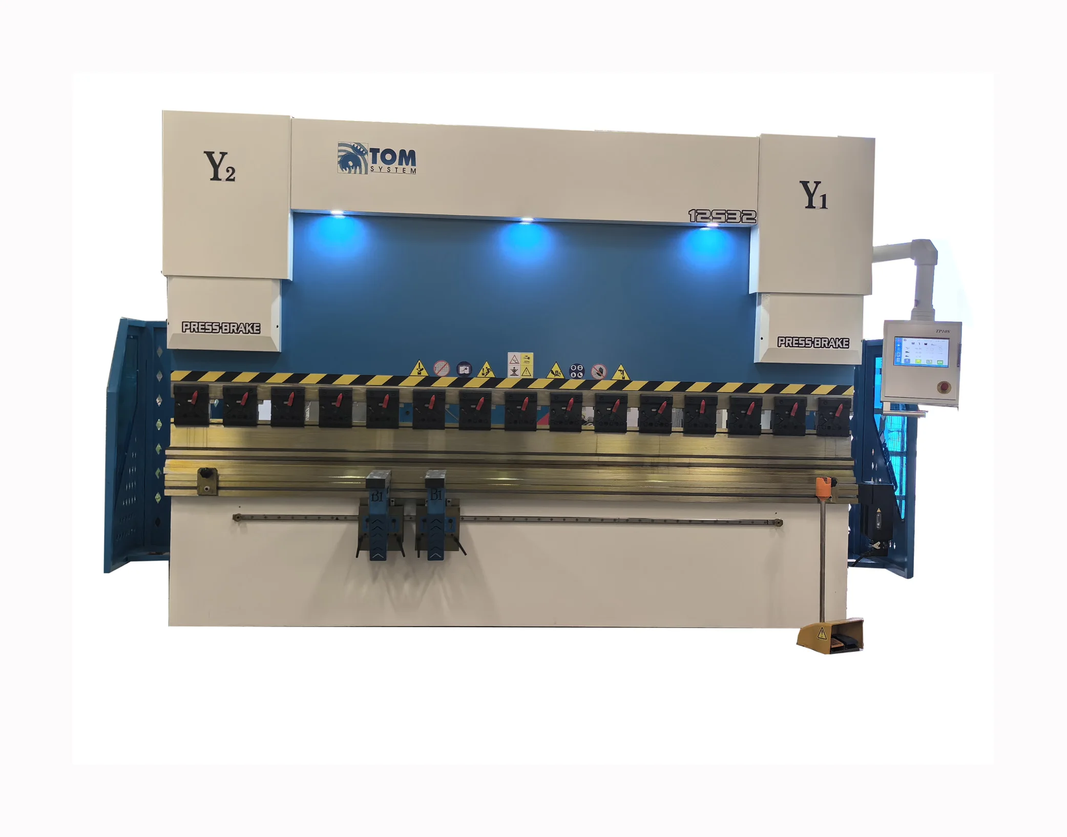 T​he new design factory production CNC hydraulic press brake machine with AMADA clamp bending machine