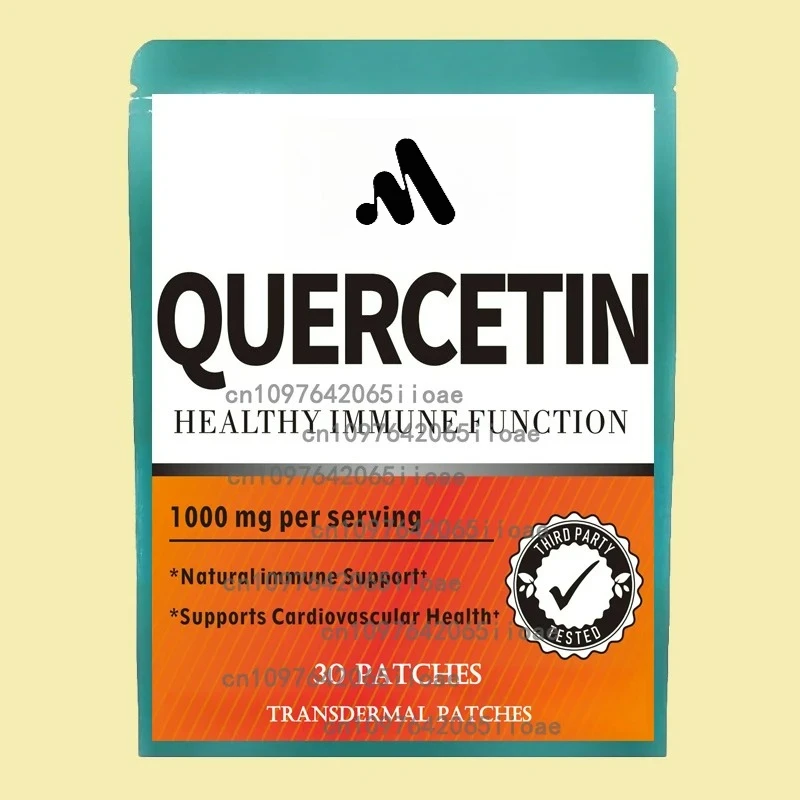 

30 Patches Quercetin Transdermal Patches, Immune Vitamins and Quercetin Vitamins, Supports Cardiovascular Health