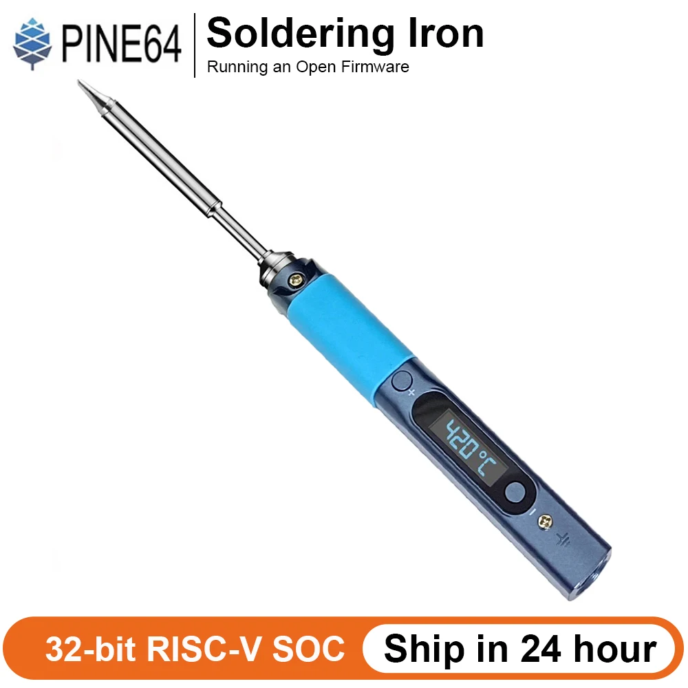 Pinecil Smart Mini Portable Soldering Iron - 32-bit RISC-V, USB-C PD/QC, Heats In 12 Seconds