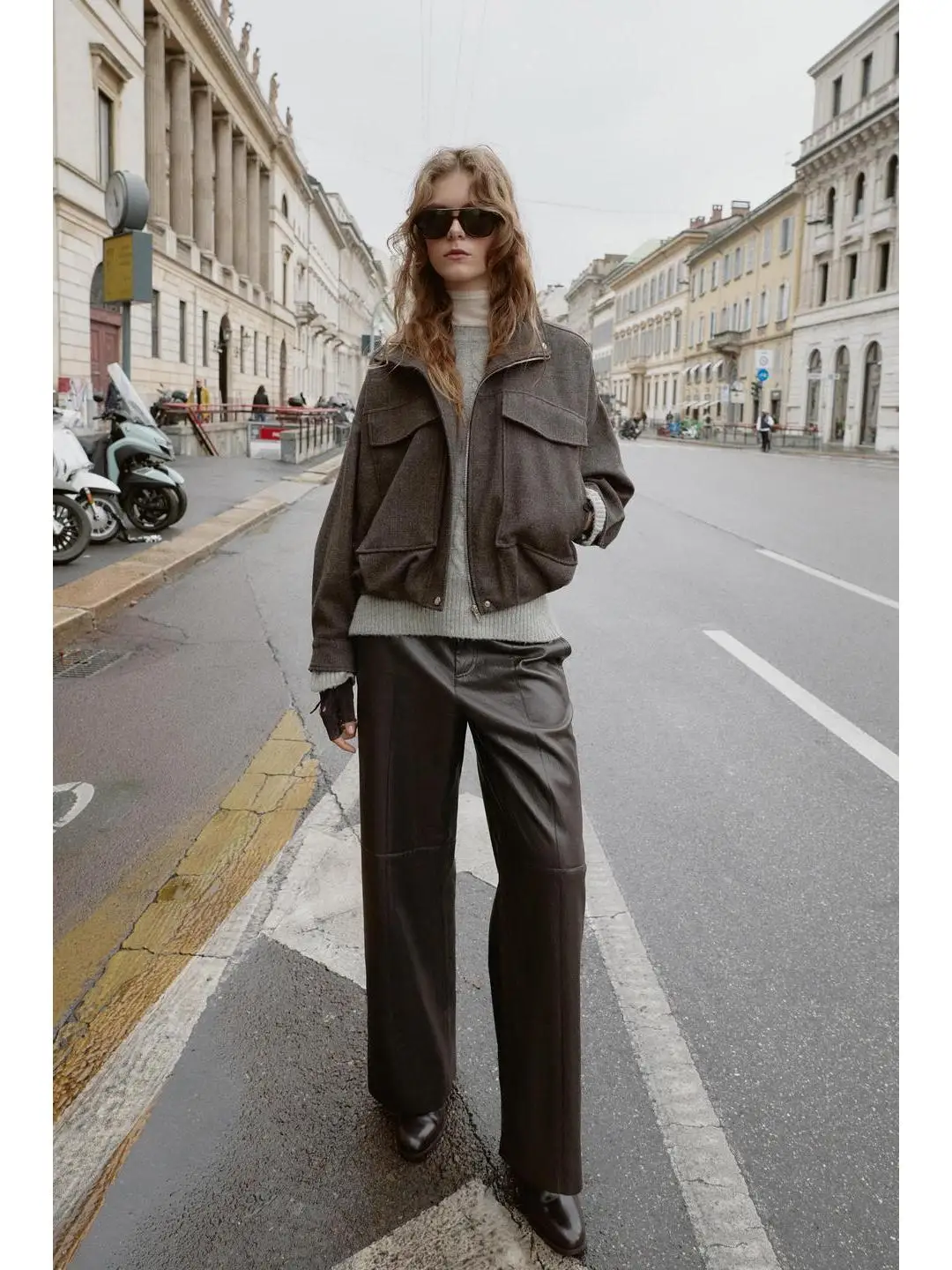 معطف Jaet كاجوال طويل Sve Pilot Jaet للخريف والشتاء للنساء ذو جسم مستقيم من ألياف pe Don Cosite 43% خشب قطن 3... #1