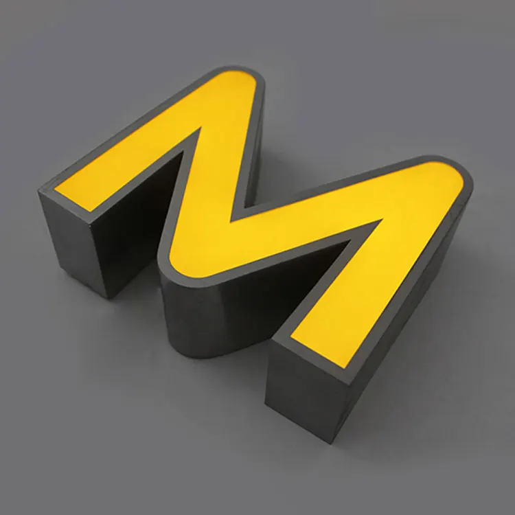 LED-Brief Licht box Zeichen große LED-Buchstaben Alphabet