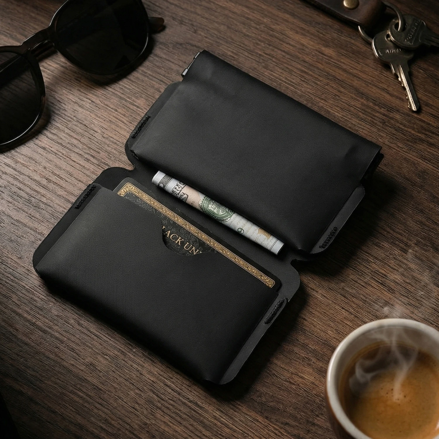 Slim Minimalist Card Holder RFID Blocking Leather Credit Card Holder Front Pocket