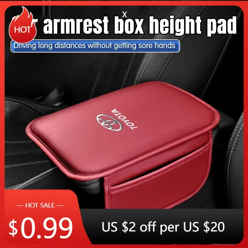 

Для Toyota 2026, горячие колпаки-концентраторы, автомобильный подлокотник, кожаный коврик для авто подлокотника, автомобильный коврик для Toyota GR Sport Gazoo Racing Yaris 86 Corolla