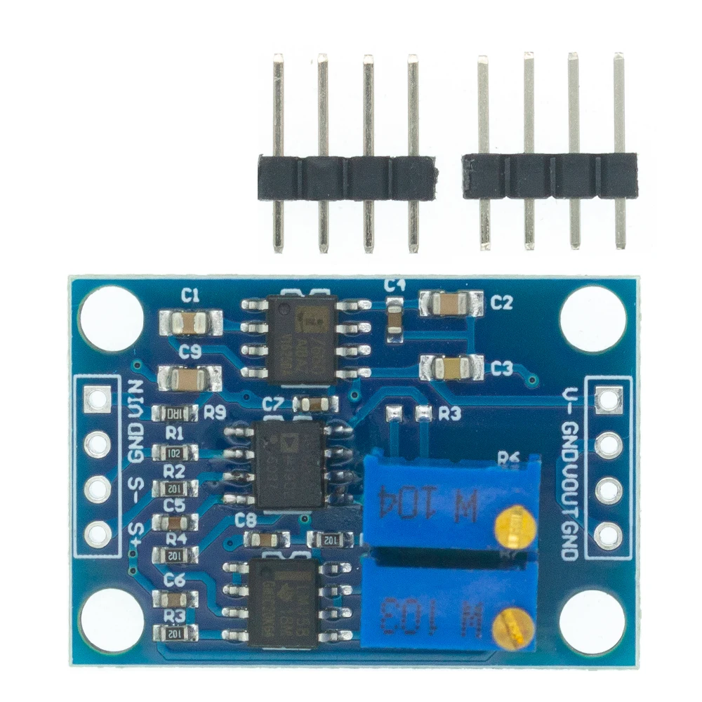 TENSTAR AD620 Microvolt MV Voltage Amplifier Signal Instrumentation Module Board 3-12VDC AD620ARZ Chip
