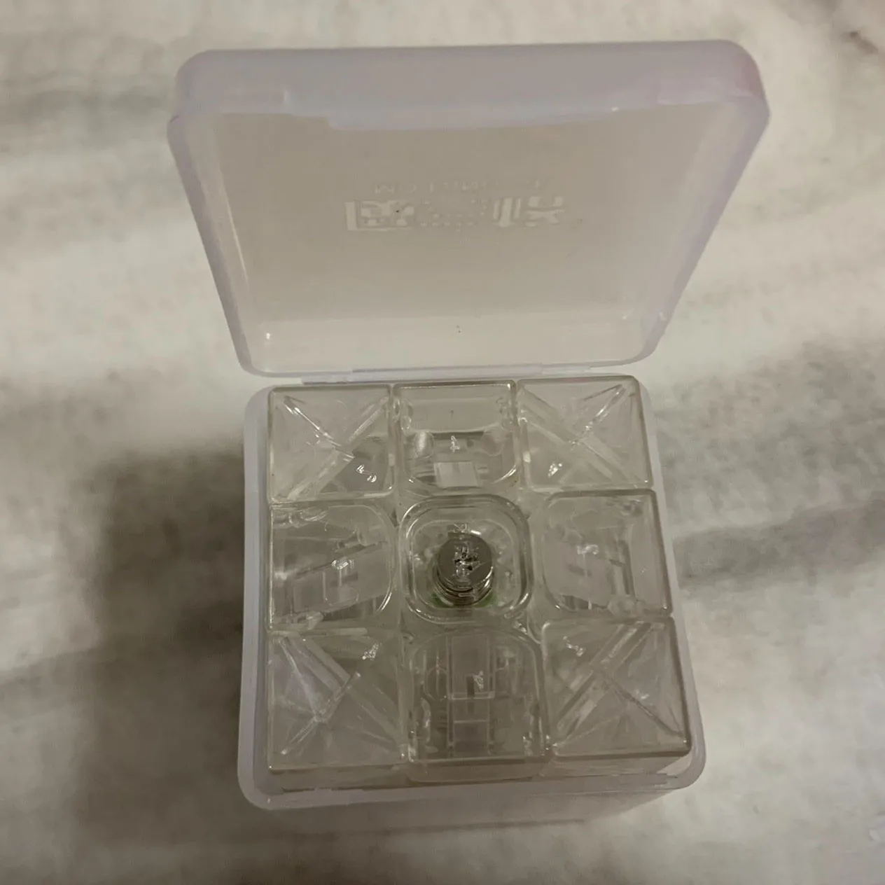 Qiyi-Cube magique Valk 3 en édition limitée, cube de vitesse, première génération, transparent, 3x3x3