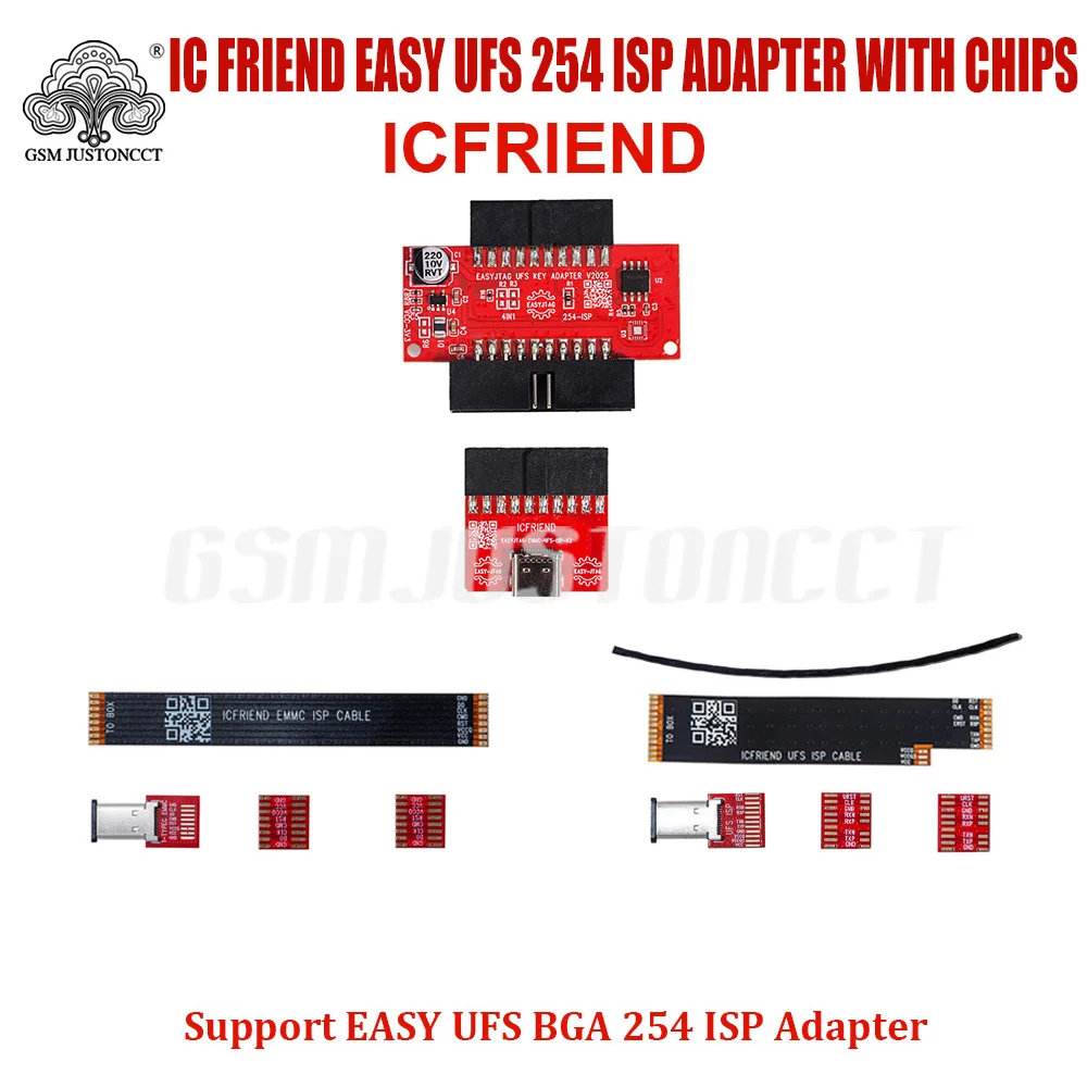 

Новейший оригинальный MIPITESTER 2025/для адаптера EASY UFS BGA 254 ISP с чипом/инструментами для ремонта телефонов