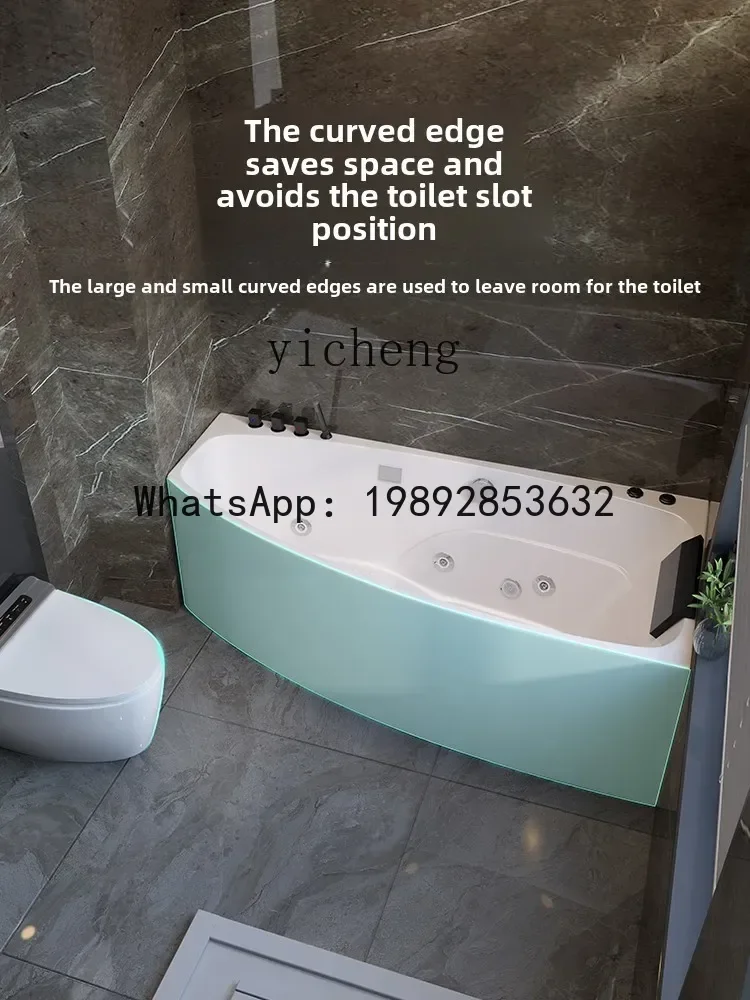 

AA household bathtub small apartment acrylic surf massage constant temperature deep soaking Japanese bath