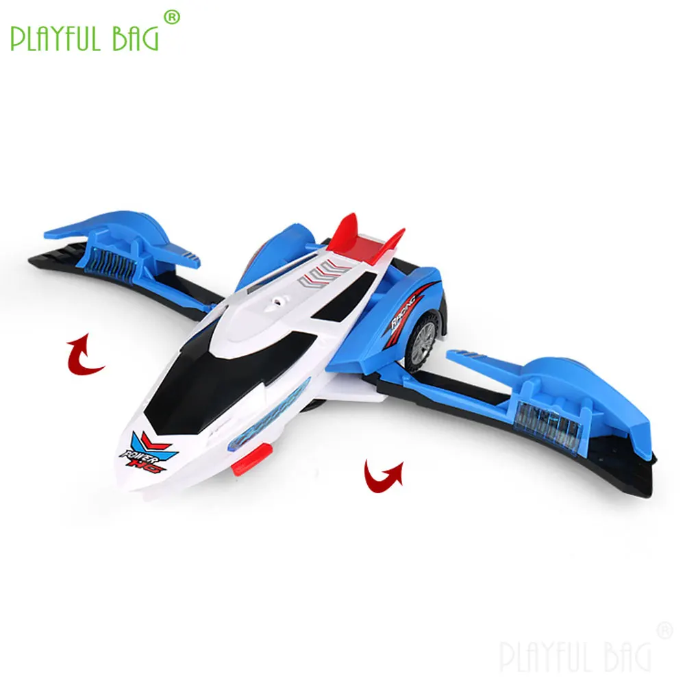 Vehículo de conducción eléctrico Universal, iluminación musical, vehículo de transformación giratorio para acrobacias, juguetes para niños, regalos de navidad VG217