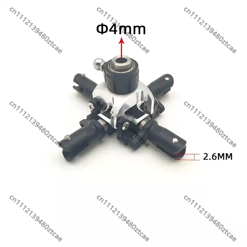 4 Blade Tail Rotor Assembly For 500 Size Scale RC Helicopter Fit 4MM Tail Shaft Spare Parts