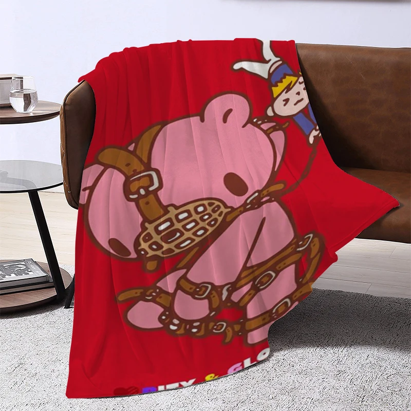 G-Gloomy Bear Thick and Warm Fleece Blanket Sofa Blankets for Bed Furry Winter Bedspread the Knee Baby & Throws Bedspreads Home