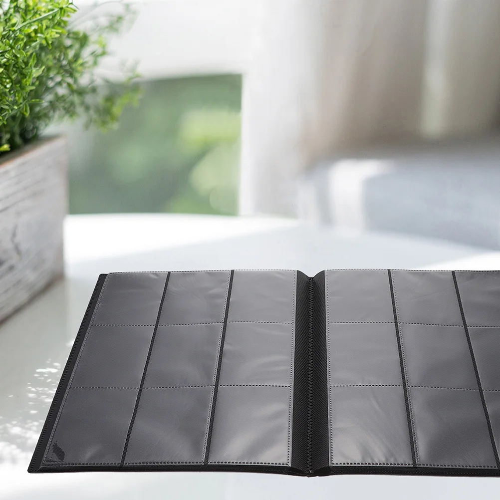 Soporte para carpetas de tarjetas comerciales, álbum duradero para tarjetas de juegos deportivas, almacenamiento de colección, soporte de protección para tarjetas deportivas