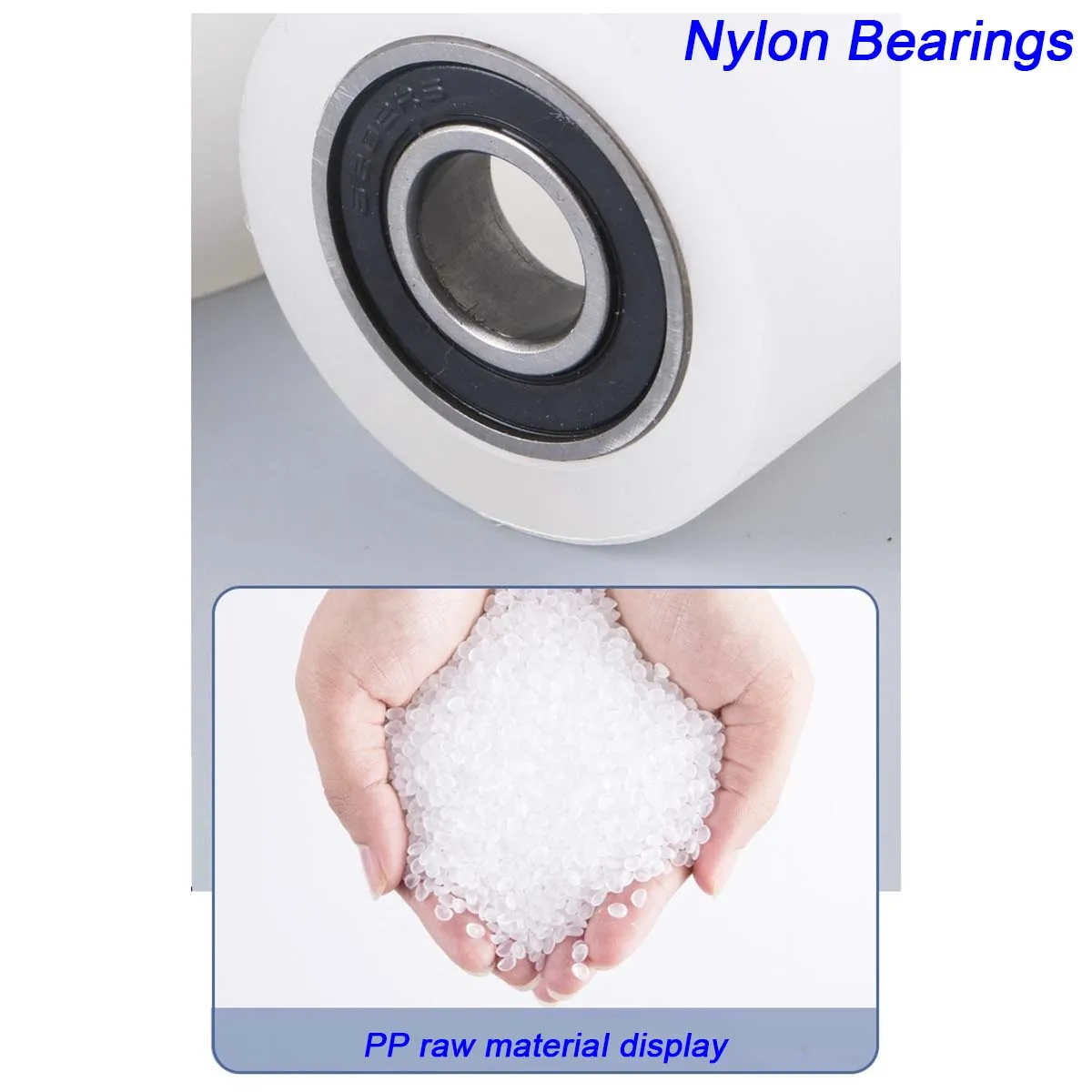 Guangluo Roller Accessories Nylon Bearings, Pulleys, Clamp Wheels, Nylon Guide Wheels, Unpowered Conveyor Belts