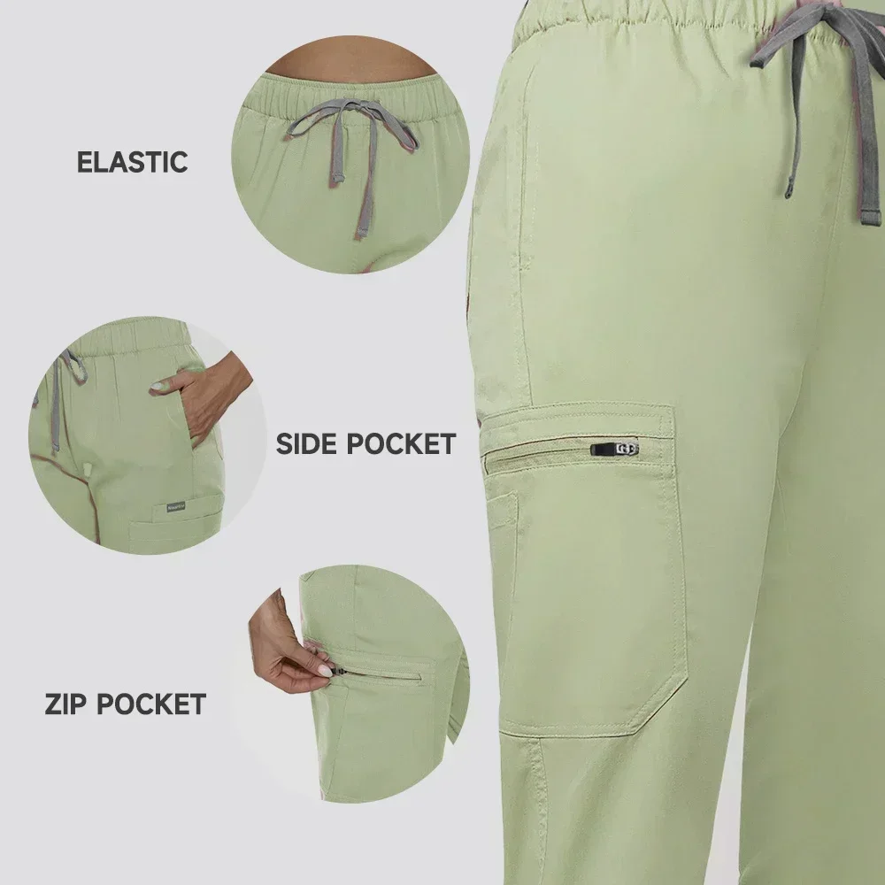 Sala de cirurgia Conjunto Uniforme Médico, Hospital Trabalhando Scrubs, Suprimentos Médicos, Enfermeira Cirurgia Dentária Terno, Workwear Atacado