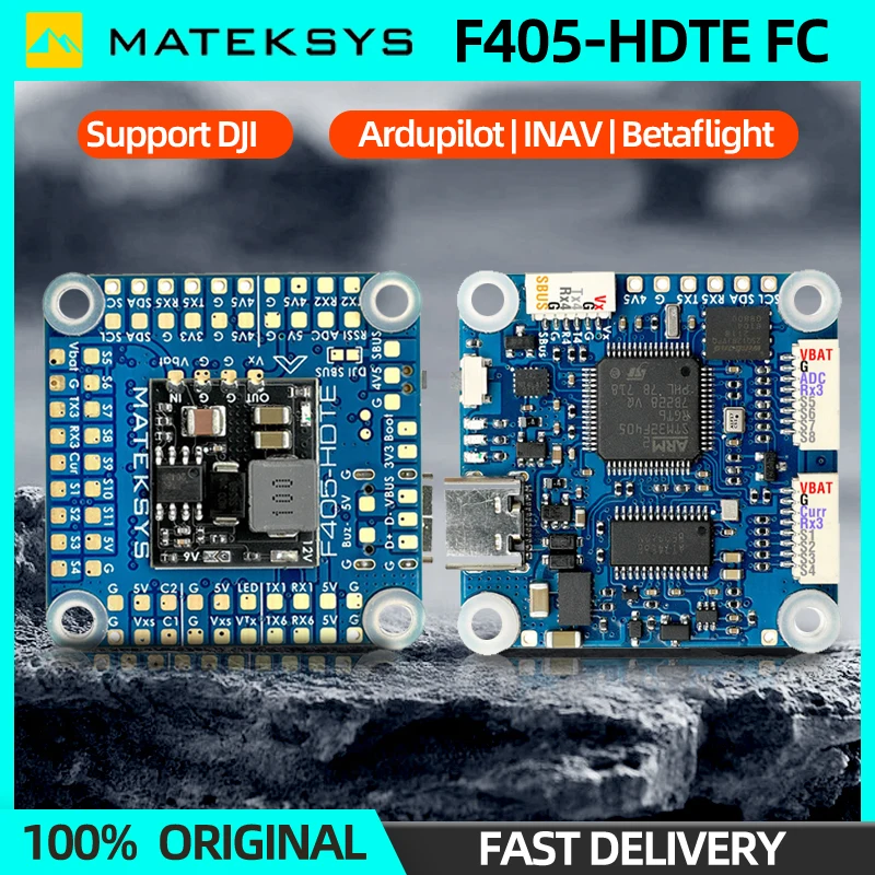 MATEK Mateksys F405-HDTE Flight Controller F405 FC Built-in OSD Support DJI HD Ardupilot/INAV/BF For FPV RC Freestyle Drone