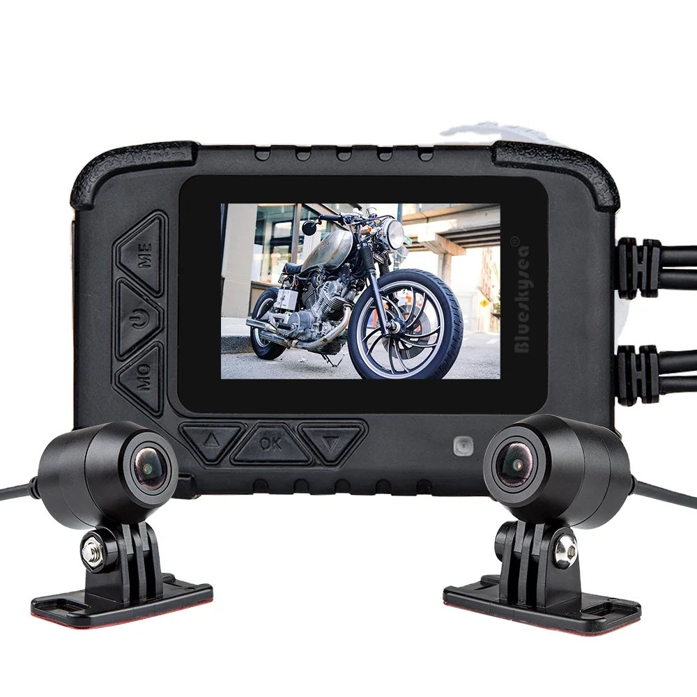 

Blueskysea Motorcycle DVR DV688 Dual FHD Cameras 1080P Sports camera