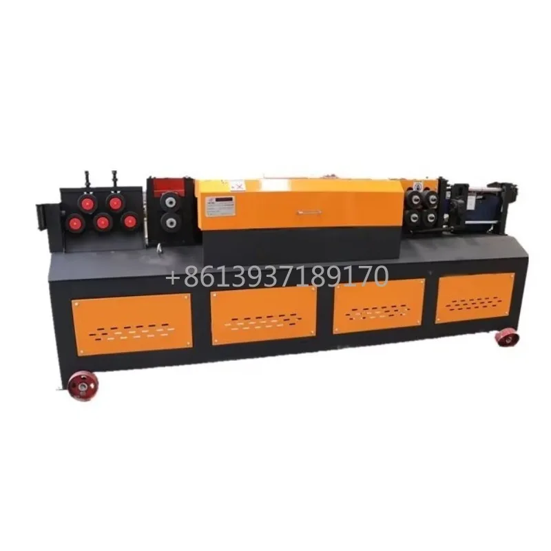 Heavy-Duty Industrial Hydraulic Rebar Straightener & Shearer – Remote Control for Construction Bar Processing