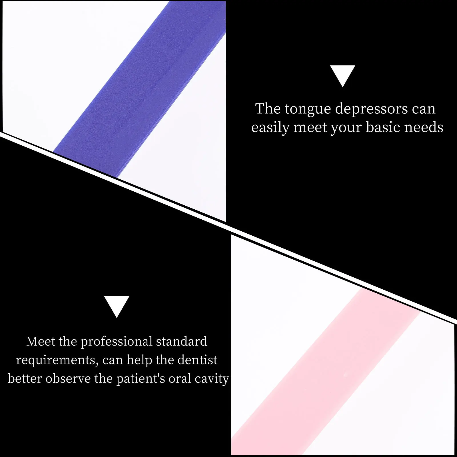 

50pcs Colored Craft Sticks Premium Pp Plastic Smooth Edges Tongue Depressors For Medical Oral Care Waxing Diy Food Making