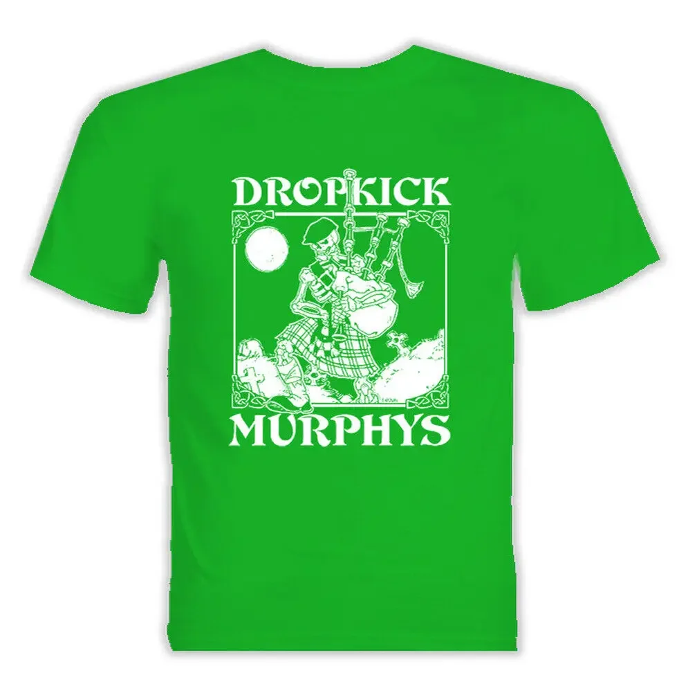 Dropkick Murphy''S Skeleton Piper Bag Pipes T Shirt