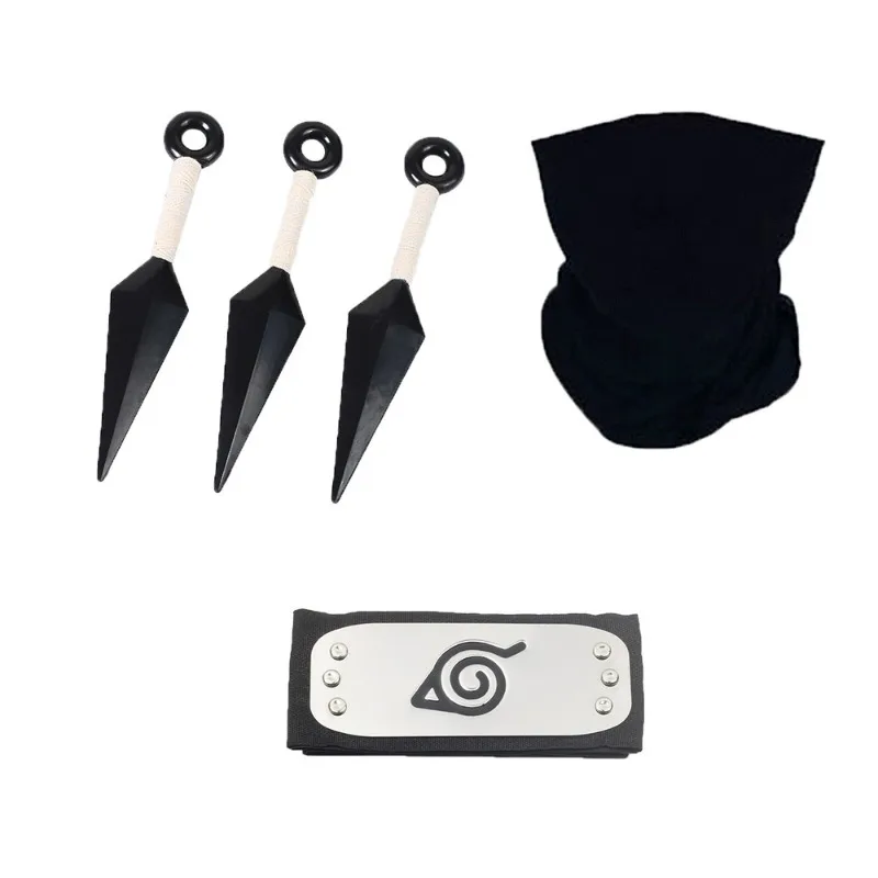 1 Stück Naruto Cosplay Zubehör Ninja-Tasche Kunai Shuriken Requisite Akatsuki Kakashi Halskette Actionfigur Geschenk Anime Geburtstagsgeschenk – Detail 13