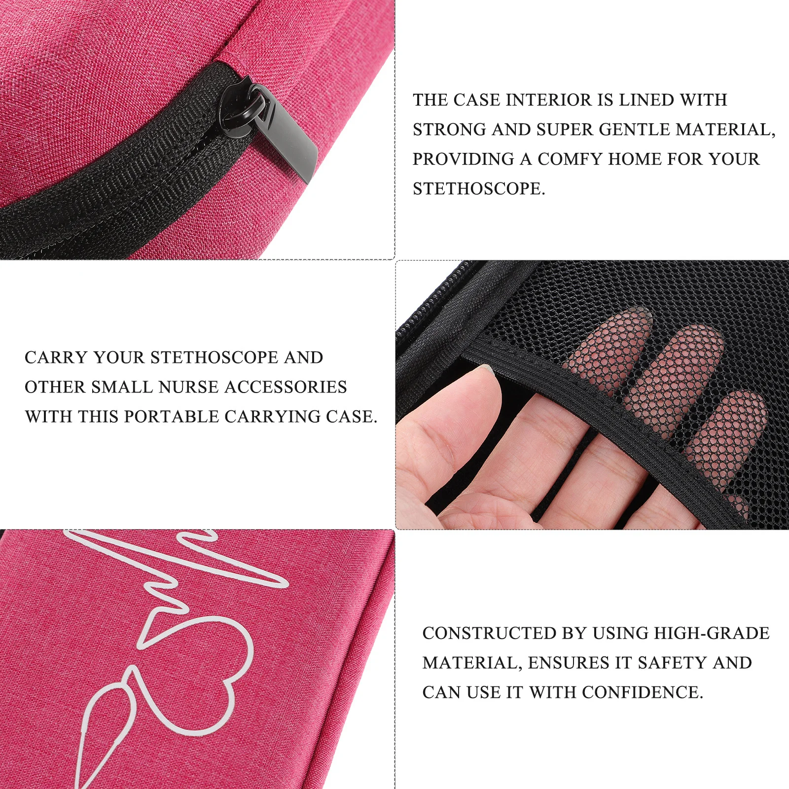 

1Pcs Medical Stethoscope Case Premium Eva Protection Box for Compatible Models Compact Travel-Friendly Pouch with