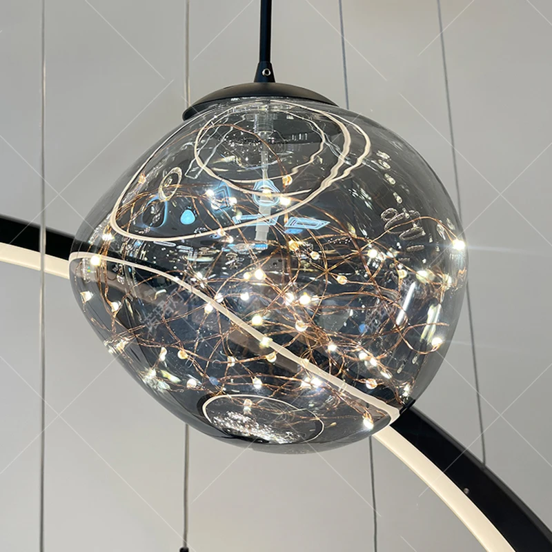 

Modern home decor ring led lights pendant light lamps for living room Chandeliers for dining room hanging light indoor lighting
