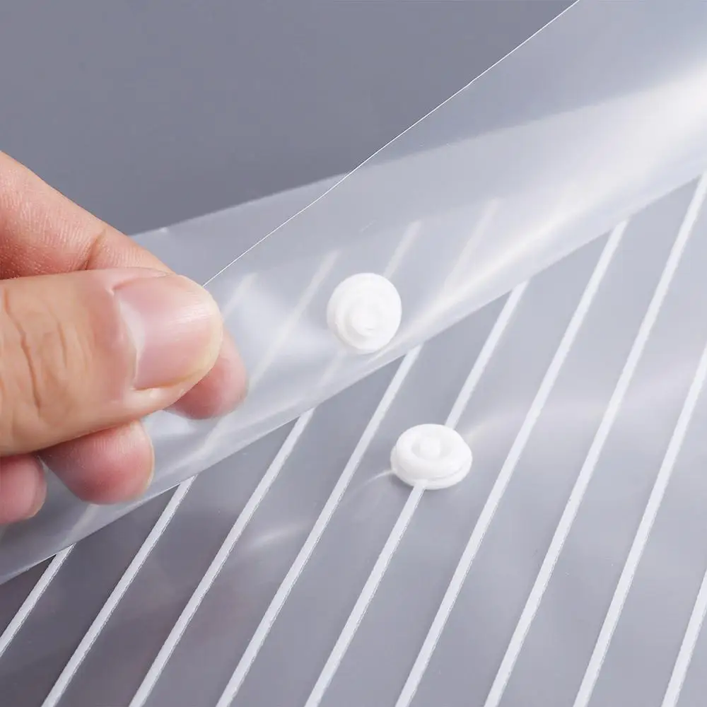 Office Tools Thickened Button Closure Large-capacity Stationery File Bag Information Pocket Storage Bag Classification Folder