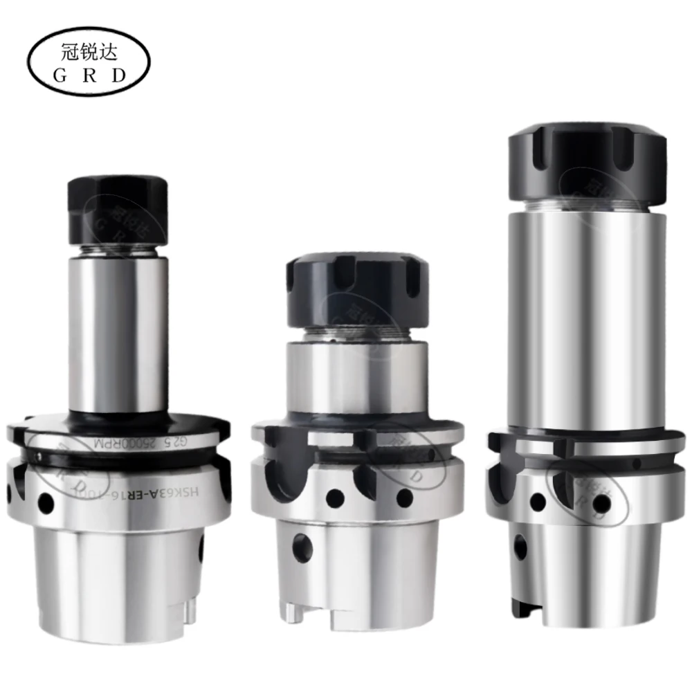 HSK63 ER Accuracy 0.001 HSK63A ER16 ER20 ER25 ER32 ER40 Tool Holder HSK 63A Tool Holder engraving machine bracket tools Collets