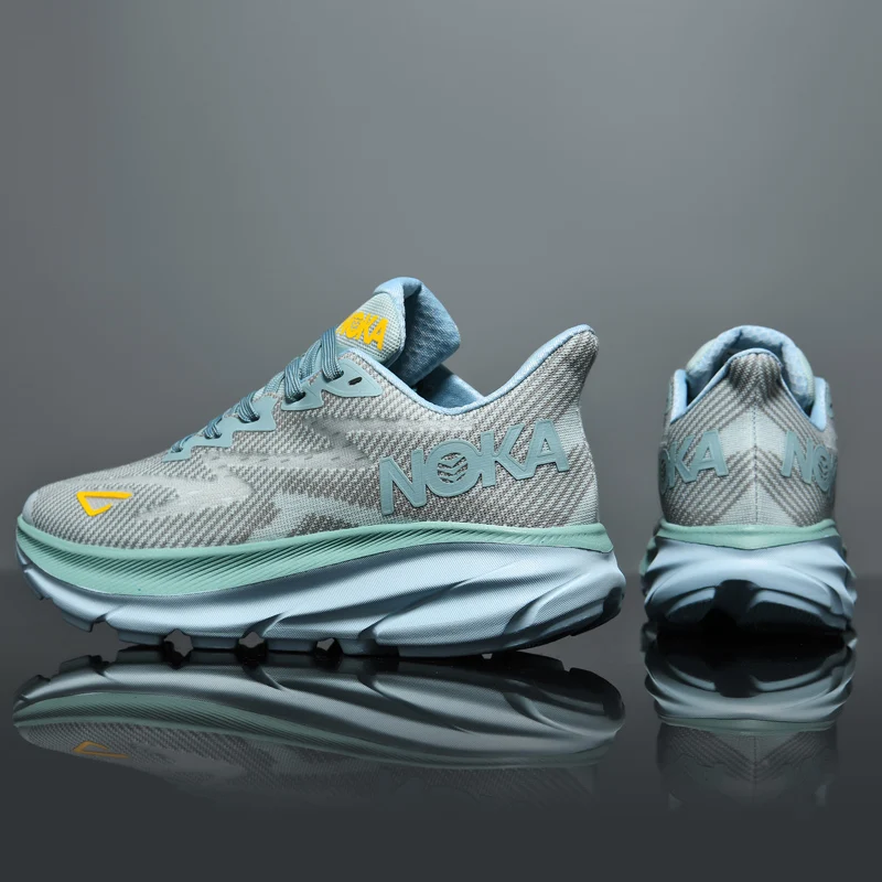 أحذية الجري الرياضية للرجال كاجوال من لوحة الكربون ماراثون قابلة للتنفس وخفيفة الوزن للنساء أحذية رياضية مريحة مضادة للانزلاق #4