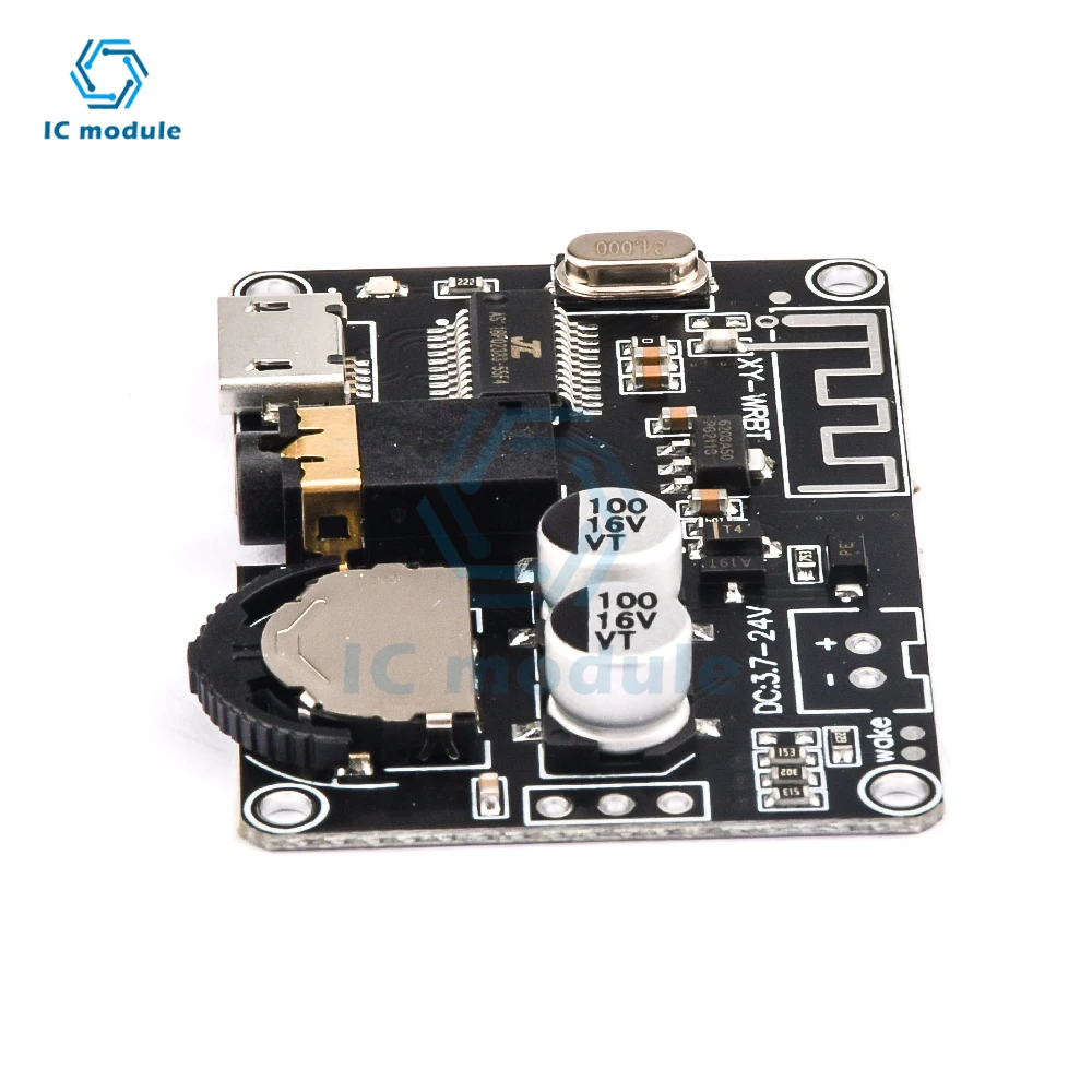 DC3.7-24V BT 5.0 Stereo Audio Decoder Board Mp3 Lossless Decoder Board Wireless Stereo Music Module XY-WRBT