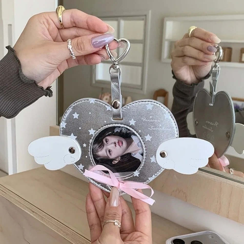 Gifts PU Badge Display Holder Viewing Window Hanging Pin Display Holder Badge Collecting Backpack Decoration Badge Storage Case