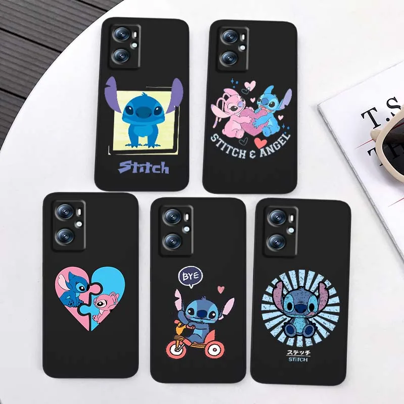 

Cute Lilo Stitch Cartoon cute Phone Case For OPPO Reno 7 A96 A40 A58 5 6 Realme GT A74 A78 Neo2 A74 A78 Find X5 X3 X7 X8 Black