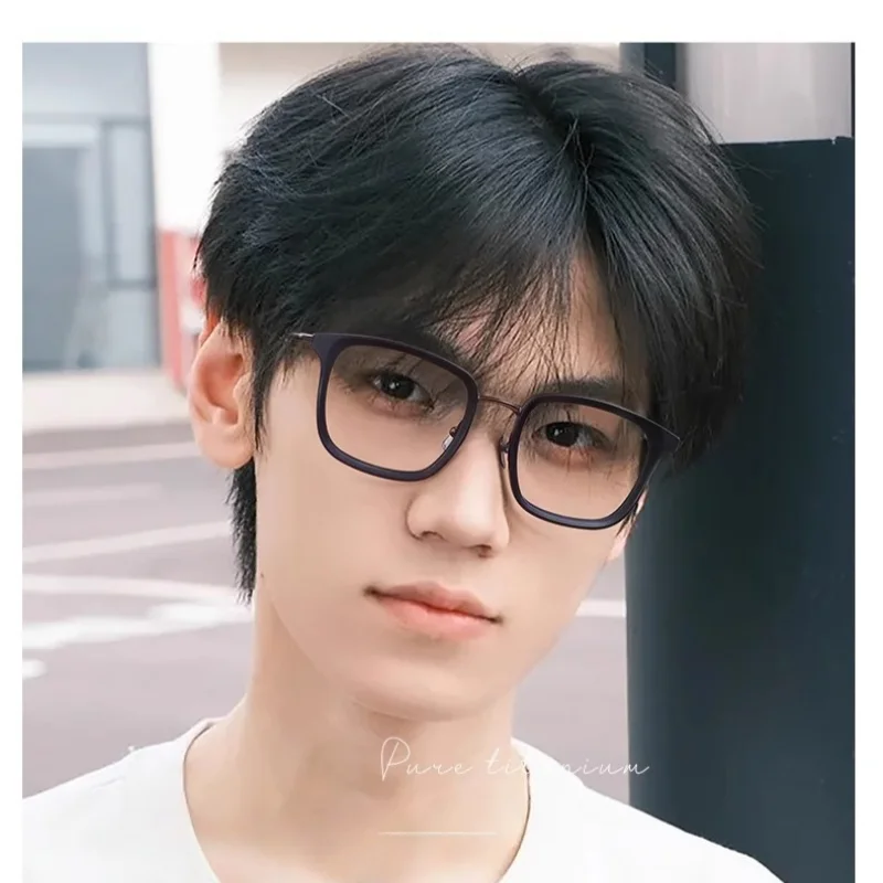 F.DRACON New Ultra Light Titanium Eyeglass Frame Retro High-quality Square Men's And Women's Optical Prescription Frame  03005
