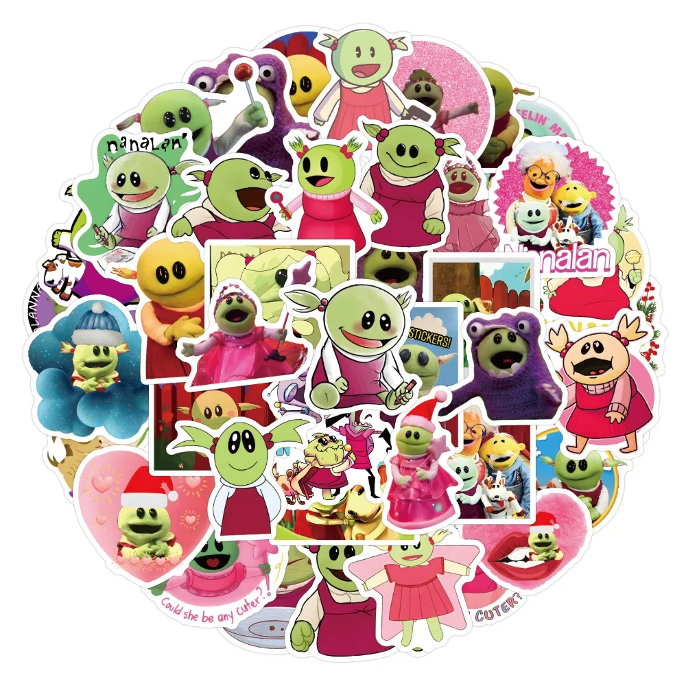 10/55Pcs Nanalan Stickers for Notebooks Stationery Laptop Kscraft Special Forces Sticker Craft Supplies Scrapbooking Material