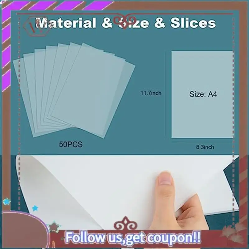 فيلم نقل ABBG-DTF مزدوج الجوانب غير لامع ورق نقل فيلم DTF لطابعات DTF - مباشرة إلى حقيبة القمصان والبوليستر