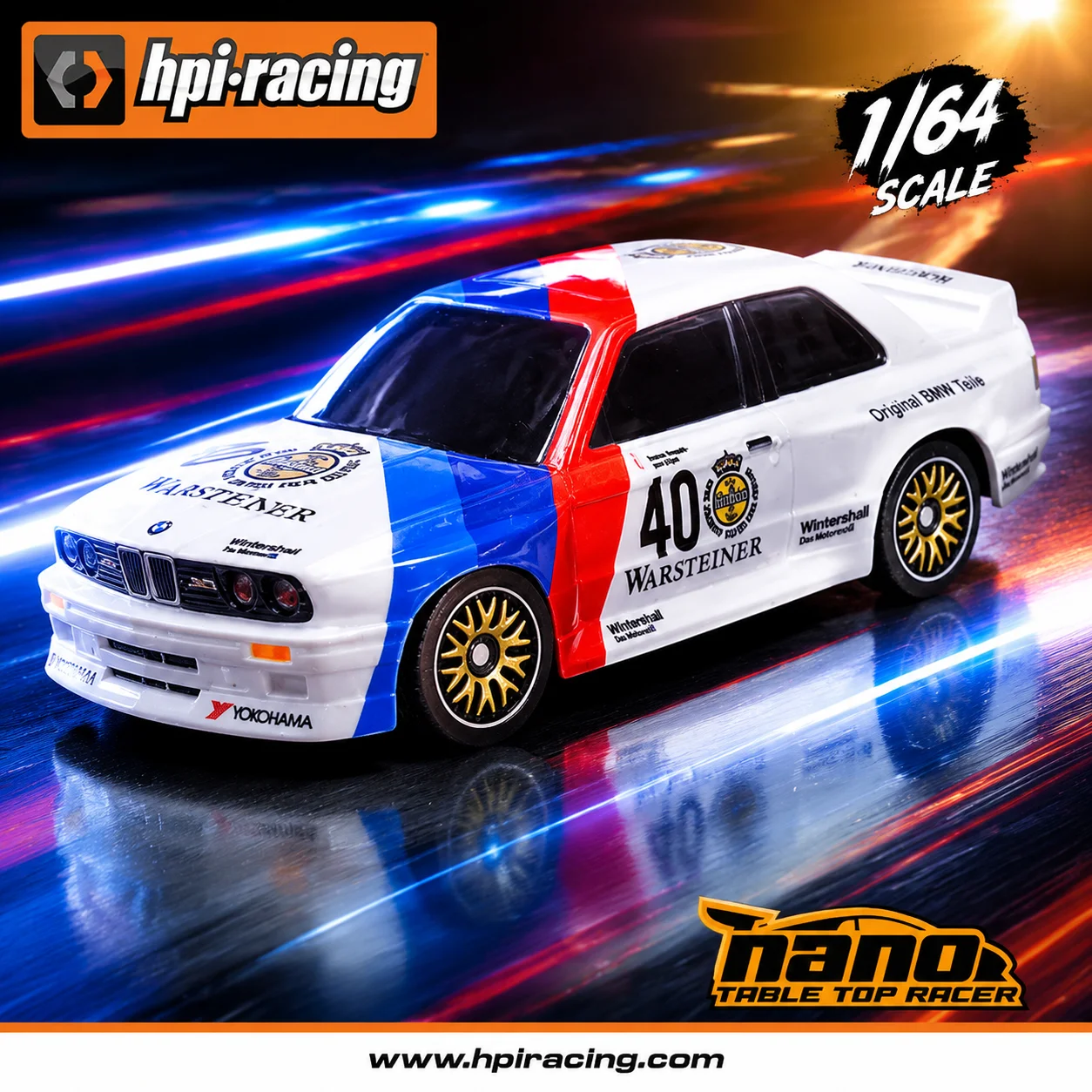 Hot HPI-Racing Nano TTR 1/64 Scale 2.4G 4WD Mini Drift Car Full Scale Rear Drive RC RTR Electric Remote Control Car Model Toy