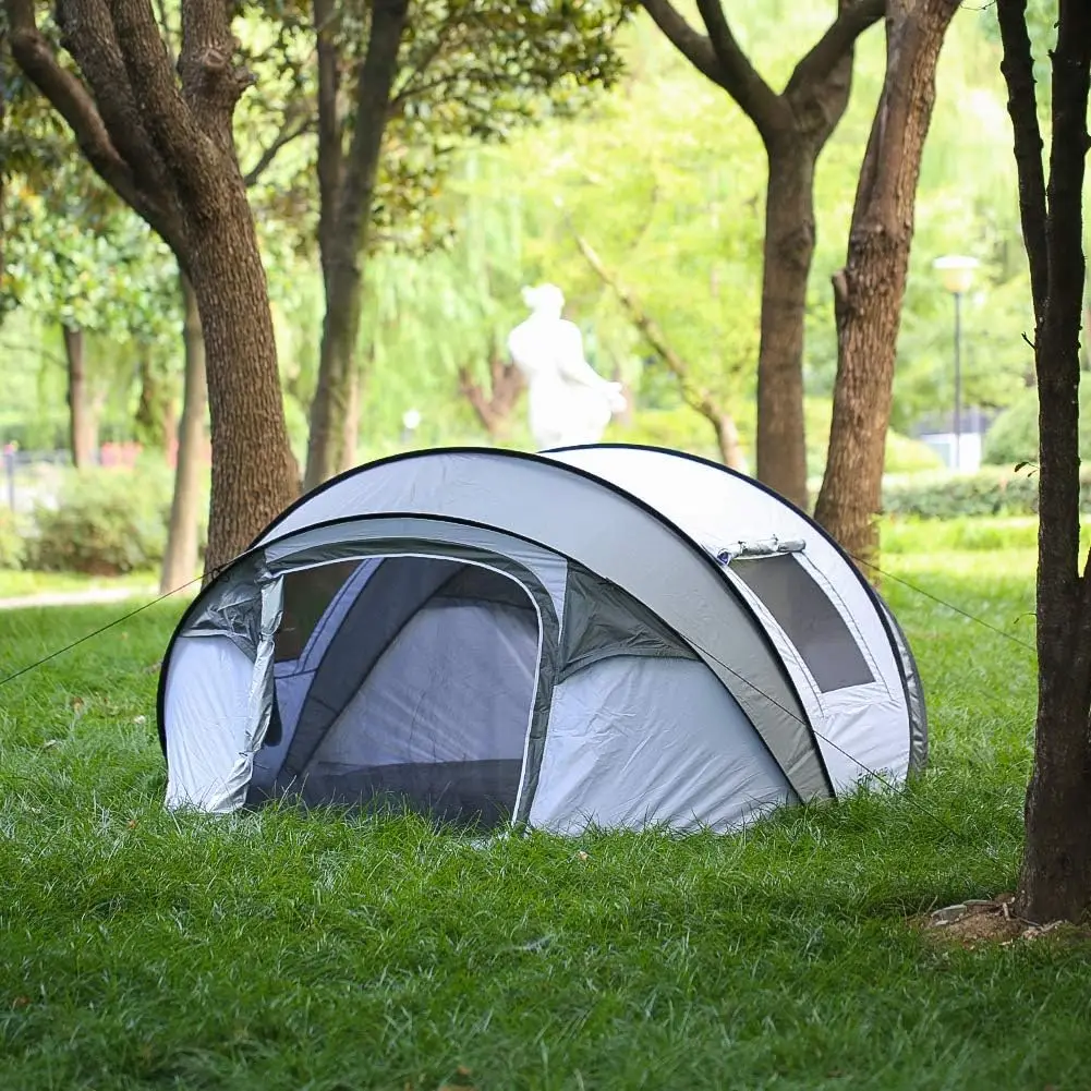 

Camping Instant Pop Up Tent, 2/4/6/8/10 Person, Water Resistant Dome, Easy Setup for Camping Hiking and Outdoor