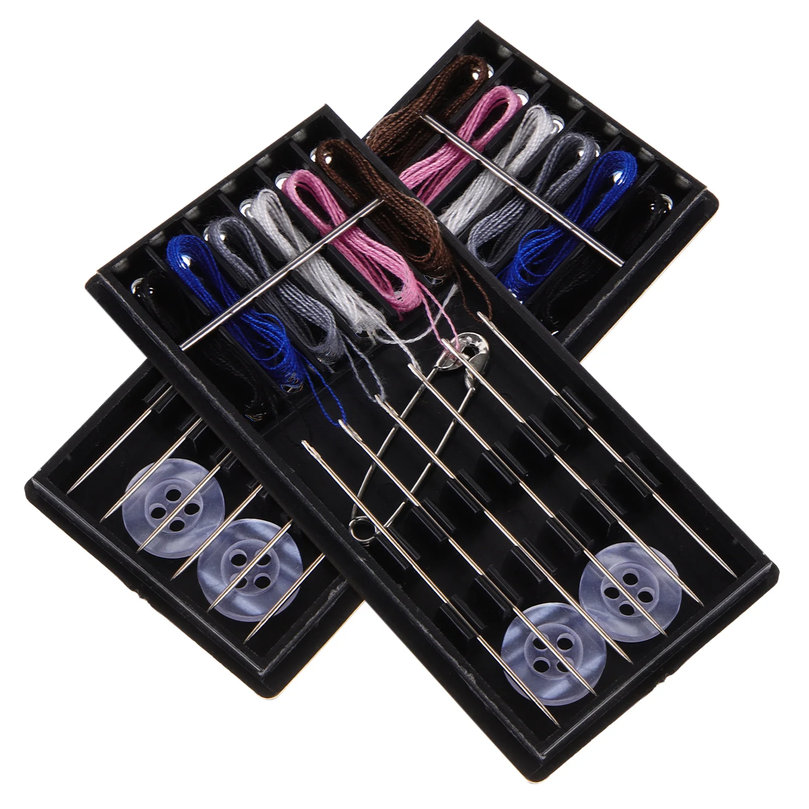 

2 set Kit Compact Lightweight Travel Portable Household for Adults Beginners DIY Embroidery Sewing Tools Accessories for Sewing