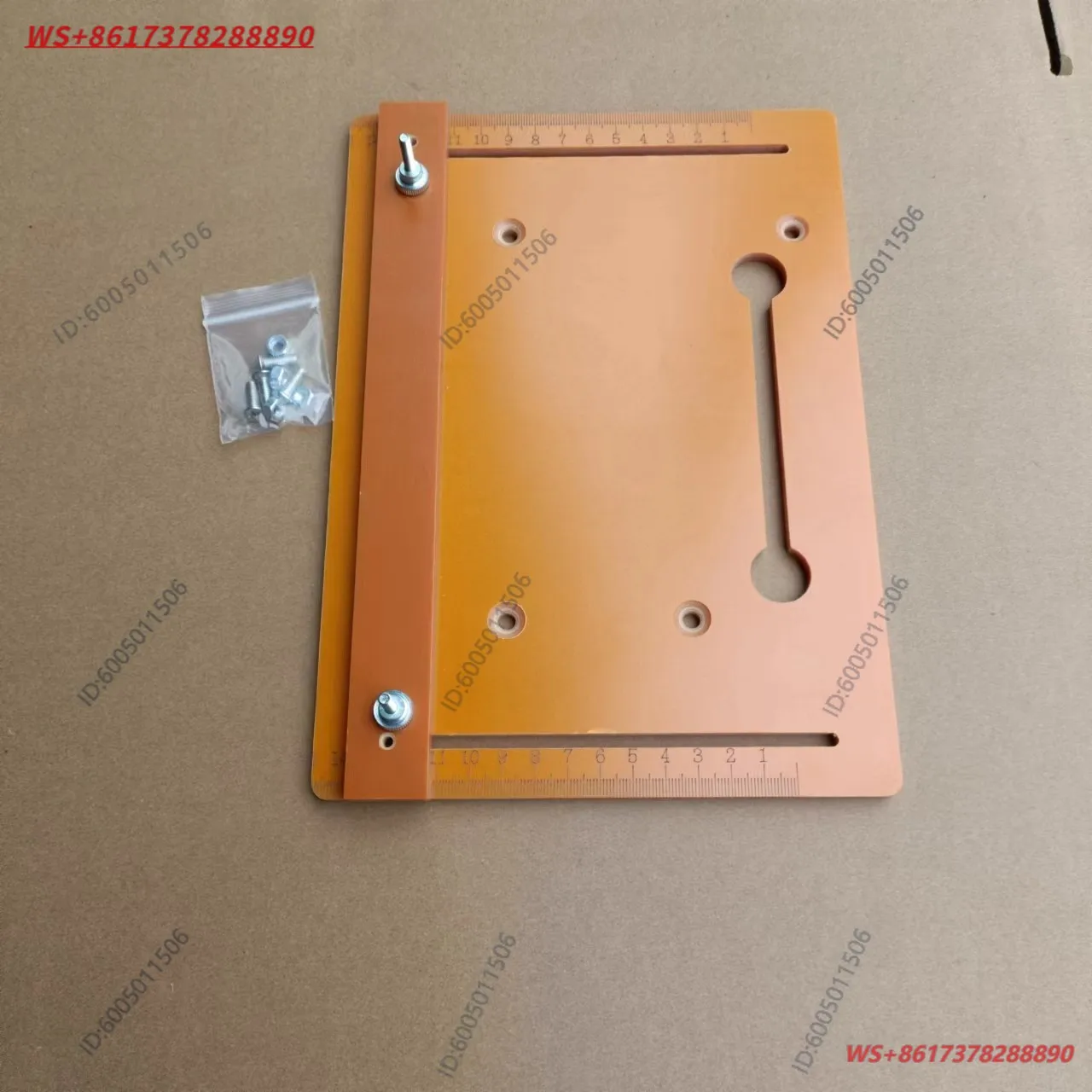 Cutting machine baseplate hand saw cutting board artifact marble machine base with graduated bakelite ruler ruler