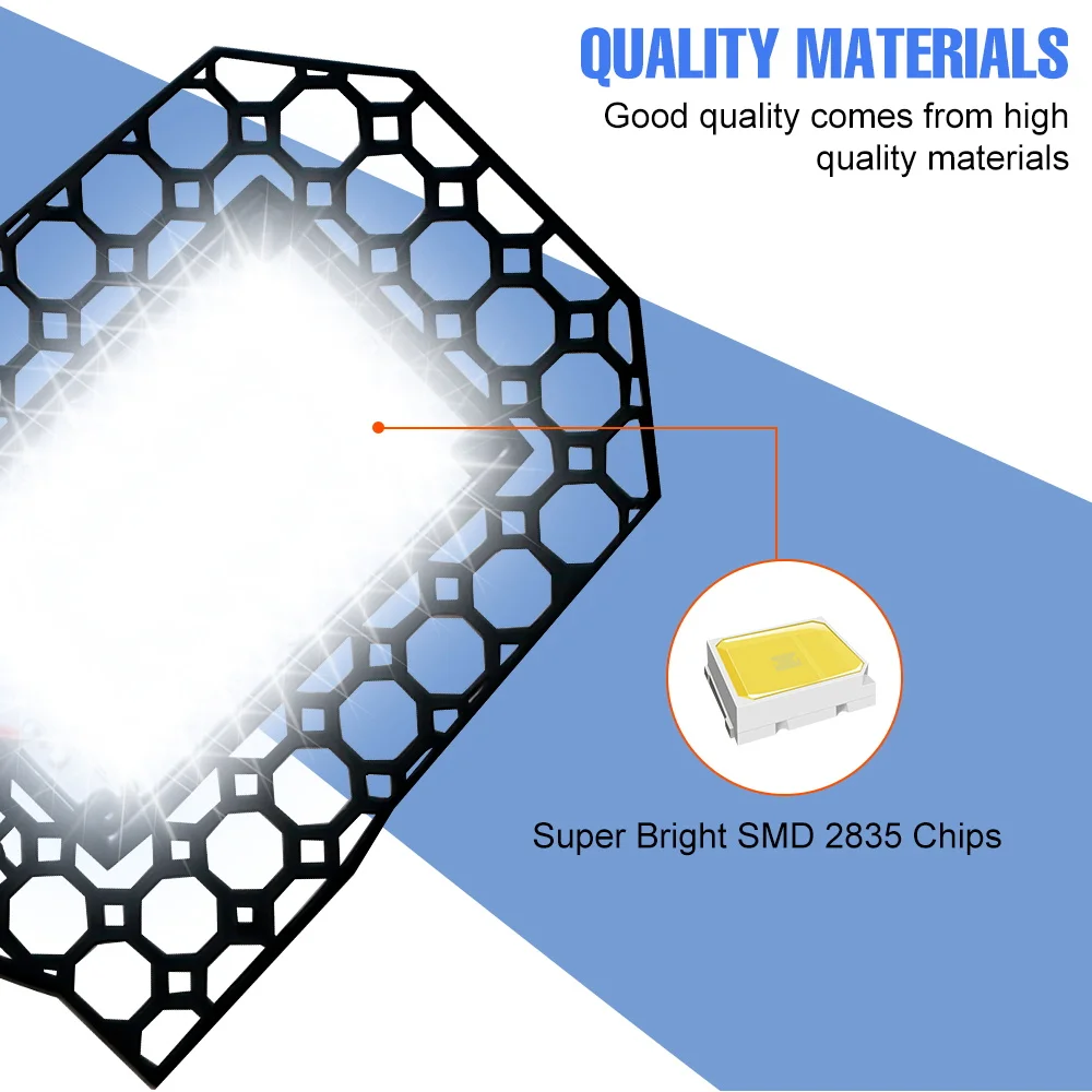 240 واط LED لمبة E27/E26 مصباح مصباح المرآب التيار المتناوب 220 فولت للطي تشوه عالية خليج مصباح 110 فولت الأضواء مستودع المنزل ملعب الطابق السفلي #5