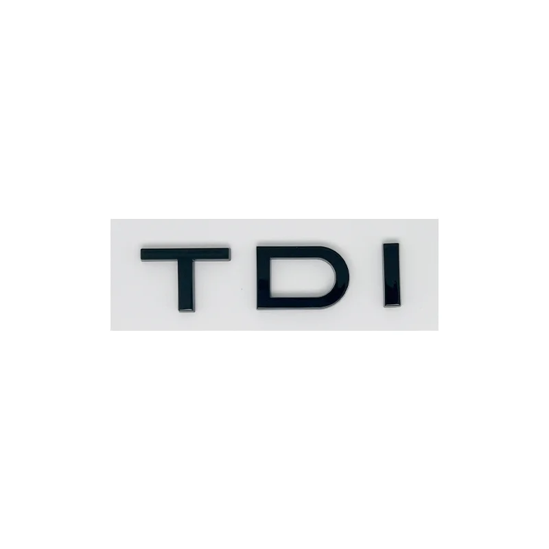 Coche 3D ABS 1,9 TDI Emblema Maletero Letras Logo Desplazar Para Audi A4 A6 Insignia De Coche Pegatina Accesorios