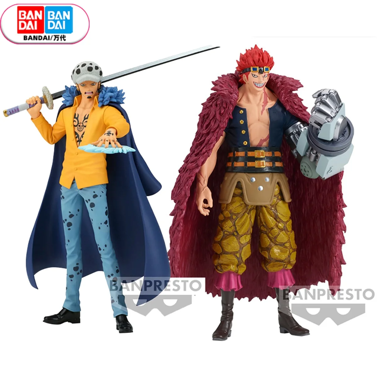 

ANDAI Original Banpresto One Piece DXF Grandline Extra Great Routes Eustass Kid Trafalgar Low Anime Figures Action Model Toys