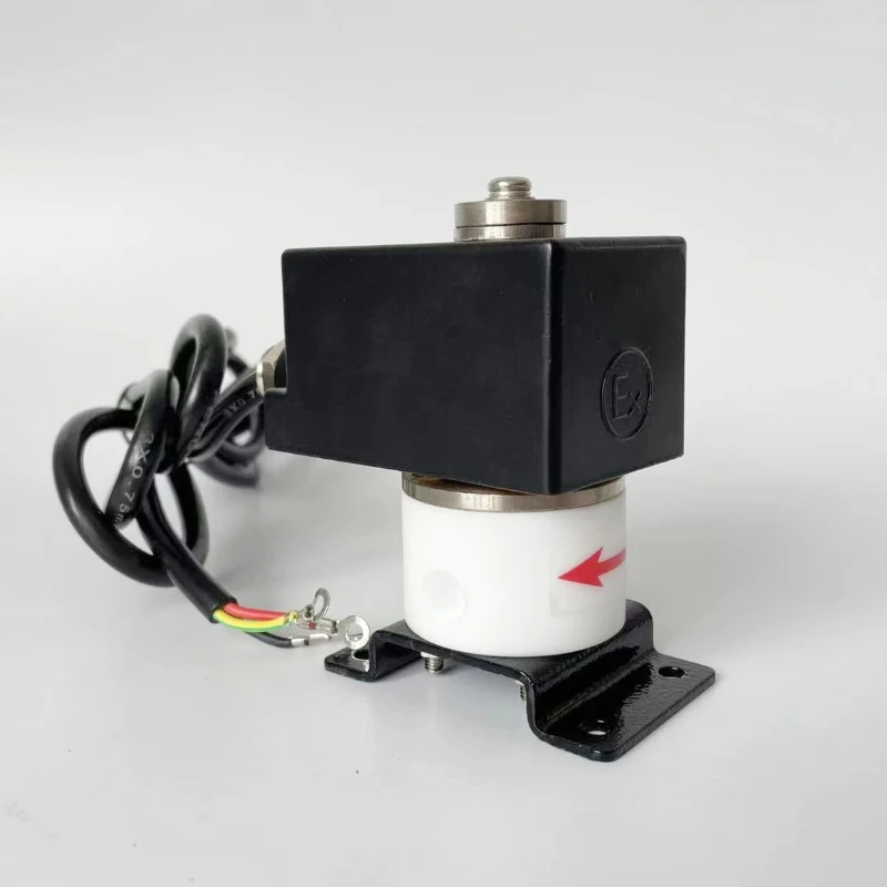 Válvula solenóide à prova de explosão EX-HYZF4-4-01 Válvula solenóide king de plástico, forte resistência à corrosão, oxidante forte, etc.