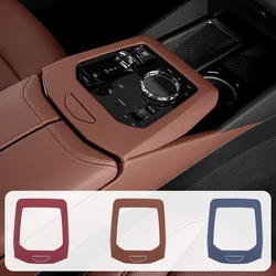 Car Center Console Decoration For BMW 5 Series G60 Center Console Gear Panel Cover Air Vent Trim Interior Protective Accessories