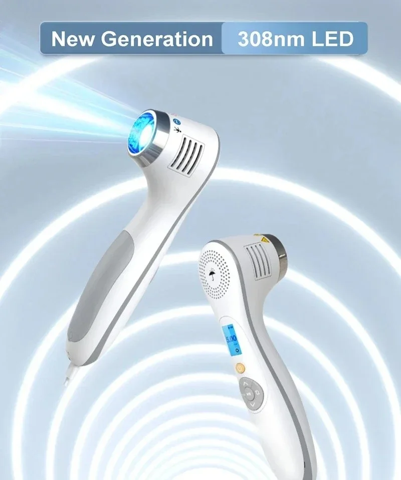 KN-4003B3 Medical High Power LED 308nm Excimer UVB Phototherapy Device for Vitiligo and Psoriasis Skin Treatment